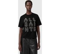 AllSaints Ella Lisa Tee Black Taille: L | Chemises Outlet | Femme | Le Noir