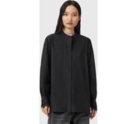 AllSaints Ethel Lace Shirt Black Taille: 4 | Chemises à boutons Outlet | Femme | Le Noir