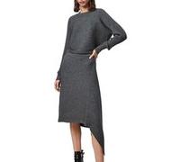 AllSaints Eva Metal Dress Charcoal Grey Taille: XS | Robes Outlet | Femme | Le Noir