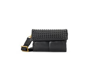 AllSaints Ezra Stud Sac à bandoulière Noir, noir, Small