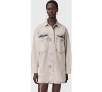 All Saints AllSaints Grey Faye Sparkle Dress Grey S (EU 36-38)