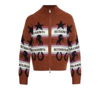 AllSaints - Epona Cardigan - Femme - Pulls - Brun - Taille: 38 FR