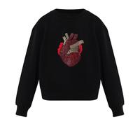 AllSaints, Femme, Sweatshirts et sweats à capuche, Noir, Taille: 42 FR Andrea Pippa SweaT-shirt