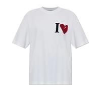 AllSaints, Femme, Tops, Blanc, Taille: 36 FR Heart Etta Oversized T-Shirt