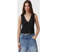 AllSaints Florence Waistcoat Black Taille: L | Cardigans Outlet | Femme | Le Noir