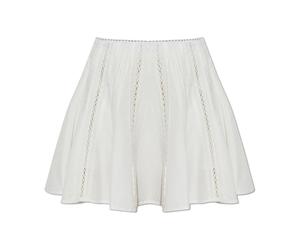 AllSaints - Frances Flared Mini Skirt - Femme - Jupes - Blanc - Taille: 40 FR