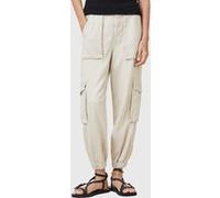 AllSaints Freda Tencel Trouser Ecru White Taille: 12 | Pantalons Cargo Outlet | Femme | Marron