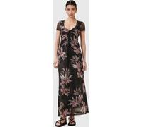 AllSaints Gabby Mesh Dress Adena Black Taille: 10 | Robes longues Outlet | Femme | Le Noir