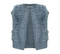 AllSaints, Femme, Vestes, Bleu, Taille: 42 FR Gilet Elias