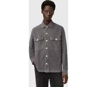 AllSaints Harrier Ls Shirt Rain Grey Taille: M | Casual chemises Outlet | Homme | Gris