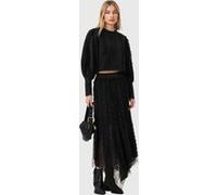 AllSaints Hart Emb Top Black Taille: 6 | Chemisiers Outlet | Femme | Le Noir