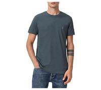 AllSaints Homme Tonic Short Sleeve Crew Button-Down-Shirts, Sunil Blue, XS EU