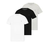 AllSaints, Homme, Tops, Gris, Taille: XS Tonic Crew Ramskull T-Shirt 3-Pack