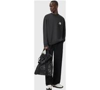 AllSaints - Icon Oversized Crew Neck SweaT-shirt - Homme - Sweatshirts et sweats à capuche - Gris - Taille: S