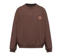 AllSaints - Icon Oversized Crew Neck SweaT-shirt - Homme - Sweatshirts et sweats à capuche - Brun - Taille: S