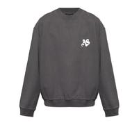 AllSaints Icon Crew Washed Black Taille: XS | Pulls Outlet | Homme | Le Noir