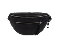 AllSaints - Itoko Leather Bum Bag - Homme - Sacs - Noir - Taille: ONE Size