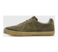 AllSaints Jaimee Suede Low Top Khaki Green/gum Taille: 11 | Baskets Outlet | Homme | Marron