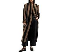 AllSaints James Stripe Coat Brown/black Taille: 4 | Sacs bandoulière Outlet | Femme | Marron