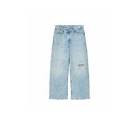 AllSaints - Aki Mid Rise Crossover Jeans - Femme - Jeans - Bleu - Taille: W27