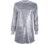 AllSaints Juela Mini Dress Silver Taille: M | Robes Mini Outlet | Femme | Gris