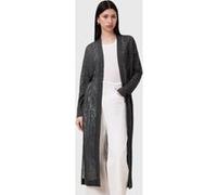 AllSaints Kaito Cardigan Carbon Grey Taille: L | Cardigans Outlet | Femme | Gris