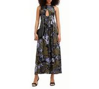 AllSaints Kaya Batu Dress Deep Khaki Green Taille: 12 | Robes longues Outlet | Femme | Marron