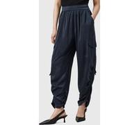 AllSaints Kaye Trouser Collegiate Blue Taille: M | Pantalons Cargo Outlet | Femme | Bleu