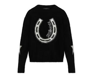 AllSaints - Kismet Sweater - Femme - Pulls - Noir - Taille: 40 FR