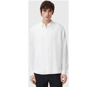 AllSaints Laguna Ls Shirt Optic White Taille: XS | Casual chemises Outlet | Homme | Blanche