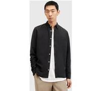 AllSaints Laguna Ls Shirt Washed Black Taille: XS | Casual chemises Outlet | Homme | Le Noir