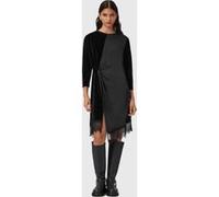 AllSaints Lana Velvet Dress Black Taille: 12 | Robes Outlet | Femme | Le Noir