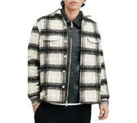 AllSaints Lapse Ls Shirt Black/grey Taille: L | Casual chemises Outlet | Homme | Le Noir