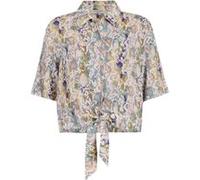 AllSaints Leni Masala Shirt Rainbow Blue Taille: 12 | Chemisiers Outlet | Femme | Bleu