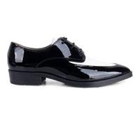 AllSaints Lex Lace Up Black/white Shine Taille: 10 | Derbies Outlet | Femme | Le Noir