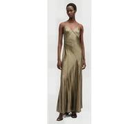 AllSaints Lili Maxi Dress Metallic Gold Taille: 10 | Robes longues Outlet | Femme | Jaune