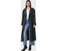 AllSaints Linnie Trench Blueberry Blue Taille: L | Manteaux à double boutonnage Outlet | Femme | Bleu