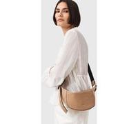 AllSaints Luna Suede Crossbody Mink Brown Taille: OS | Sacs en bandoulière Outlet | Femme | Marron