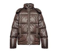 AllSaints - Lupin Puffer Jacket - Homme - Vestes - Brun - Taille: XS