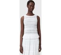 AllSaints Marion Top Oyster White Taille: 12 | Chemisiers Outlet | Femme | Blanche
