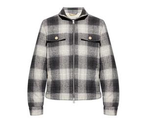 AllSaints - Matheson Check Jacket - Homme - Vestes - Gris - Taille: L