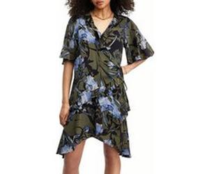 AllSaints Meagan Batu Dress Deep Khaki Green Taille: 2 | Robes Outlet | Femme | Marron