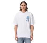 Allsaints Men's Bulldog SS Crew Blanc (Optic White) S