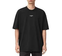 AllSaints Men's MIKRO SS Crew, Washed Black, L