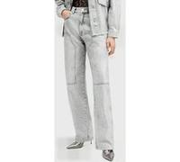 AllSaints Mia Carpenter Jean Coated Silver Taille: 31 | Jeans droits Outlet | Femme | Gris