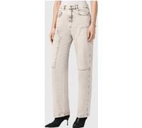 AllSaints Mia Sparkle Jean Snow Grey Taille: W31 | Jeans droits Outlet | Femme | Gris