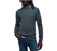 AllSaints Mode Merino Crew Beetle Blue Taille: XXL | Pulls Outlet | Homme | Bleu