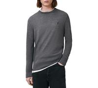 Allsaints Mode Merino Crew Pull-Over, Monument Gris, M Mens
