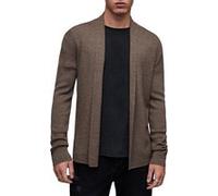 AllSaints Mode Merino Open Car Vole Brown Marl Taille: XXL | Cardigans Outlet | Homme | Marron