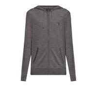 AllSaints - Mode Merino Zip Up Ramskull Sweat à capuche - Homme - Pulls - Gris - Taille: S